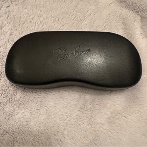 Ray-Ban Black Hard Shell Sunglasses Case Replacement Clamshell Eyeglass Holder